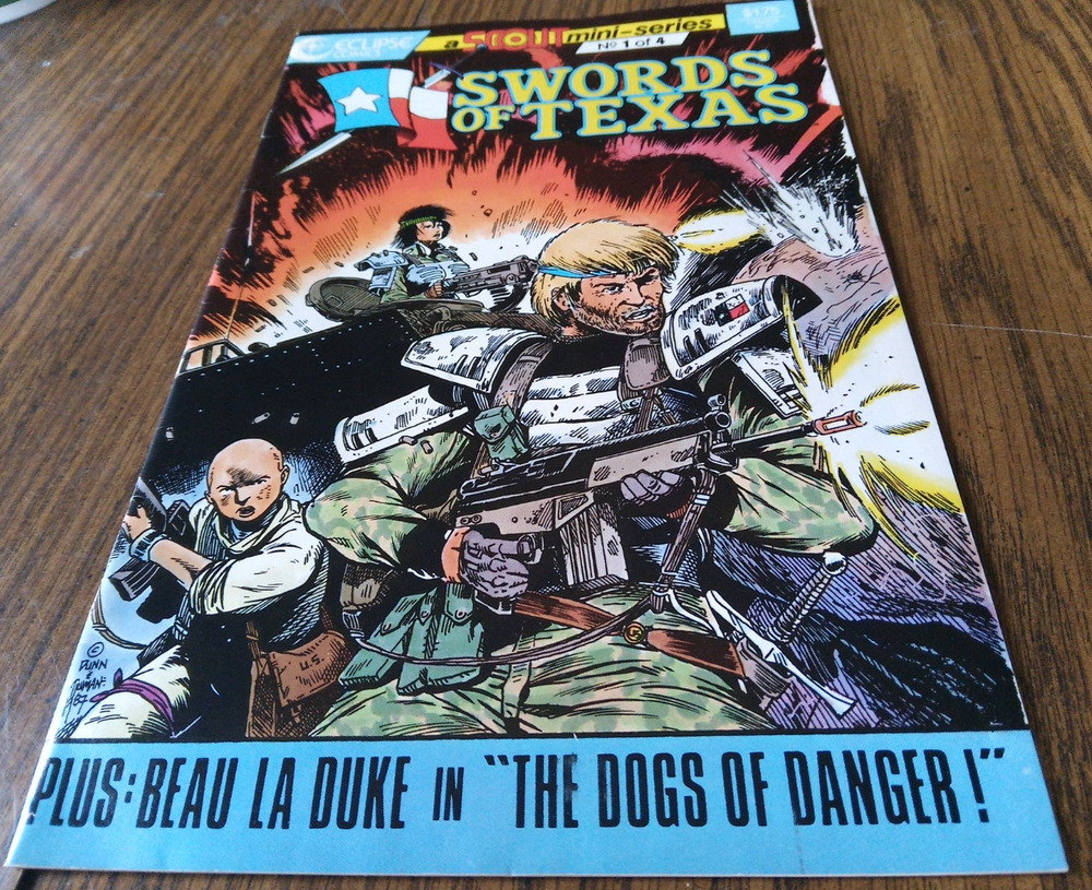 Swords Of Texas #1 October 1987 Eclipse Comics